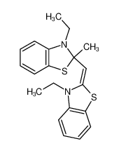 3,3'-diethyl-2-methyl-2,3,2',3'-tetrahydro-2,2'-methanylylidene-bis-benzothiazole CAS:19375-00-9 manufacturer & supplier