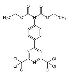 Imidodicarbonic acid,[4-[4,6-bis(trichloromethyl)-1,3,5-triazin-2-yl]phenyl]-, diethyl ester CAS:193751-89-2 manufacturer & supplier