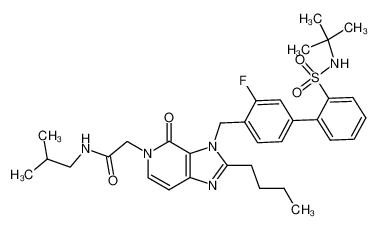 2-[2-Butyl-3-(2'-tert-butylsulfamoyl-3-fluoro-biphenyl-4-ylmethyl)-4-oxo-3,4-dihydro-imidazo[4,5-c]pyridin-5-yl]-N-isobutyl-acetamide CAS:193753-04-7 manufacturer & supplier