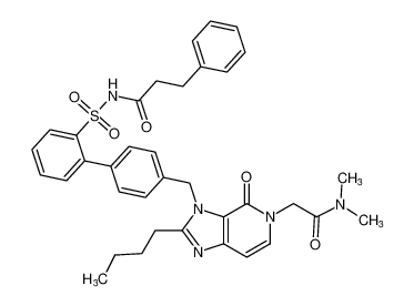 N-((4'-((2-butyl-5-(2-(dimethylamino)-2-oxoethyl)-4-oxo-4,5-dihydro-3H-imidazo[4,5-c]pyridin-3-yl)methyl)-[1,1'-biphenyl]-2-yl)sulfonyl)-3-phenylpropanamide CAS:193753-22-9 manufacturer & supplier