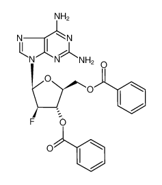 ((2S,3S,4R,5S)-3-(benzoyloxy)-5-(2,6-diamino-9H-purin-9-yl)-4-fluorotetrahydrofuran-2-yl)methyl benzoate CAS:193754-15-3 manufacturer & supplier