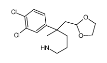 (3S)-3-(3,4-dichlorophenyl)-3-(1,3-dioxolan-2-ylmethyl)piperidine CAS:193755-86-1 manufacturer & supplier