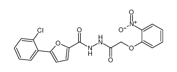 5-(2-chlorophenyl)-N'-(2-(2-nitrophenoxy)acetyl)furan-2-carbohydrazide CAS:193759-13-6 manufacturer & supplier