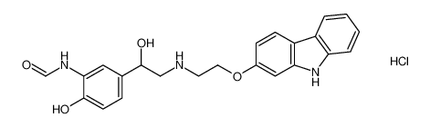 N-(5-(2-((2-((9H-carbazol-2-yl)oxy)ethyl)amino)-1-hydroxyethyl)-2-hydroxyphenyl)formamide hydrochloride CAS:193760-21-3 manufacturer & supplier