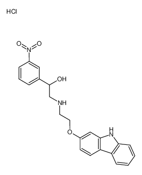 2-((2-((9H-carbazol-2-yl)oxy)ethyl)amino)-1-(3-nitrophenyl)ethan-1-ol hydrochloride CAS:193760-57-5 manufacturer & supplier