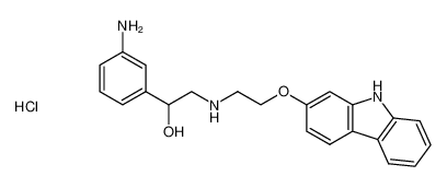 2-((2-((9H-carbazol-2-yl)oxy)ethyl)amino)-1-(3-aminophenyl)ethan-1-ol hydrochloride CAS:193760-61-1 manufacturer & supplier