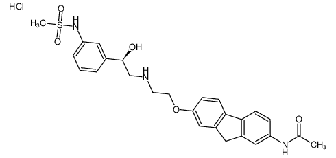 (R)-N-[3-[2-[2-(9H-7-acetylaminofluoren-2-yloxy)ethylamino]-1-hydroxyethyl]phenyl]methanesulfonamide hydrochloride CAS:193761-16-9 manufacturer & supplier