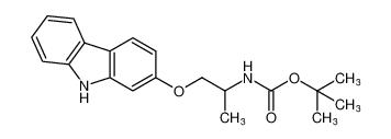 tert-butyl (1-((9H-carbazol-2-yl)oxy)propan-2-yl)carbamate CAS:193762-73-1 manufacturer & supplier