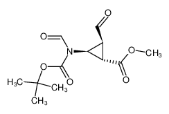 (1S,2S,3S)-N-tert-butoxycarbonyl-N-formyl-2-formyl-3-aminocyclopropanecarboxylic acid methyl ester CAS:193765-44-5 manufacturer & supplier