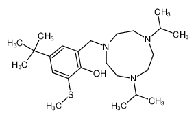 1-(4-tert-butyl-2-hydroxy-3-(methylthio)benzyl)-4,7-diisopropyl-1,4,7-triazacyclononane CAS:193804-63-6 manufacturer & supplier