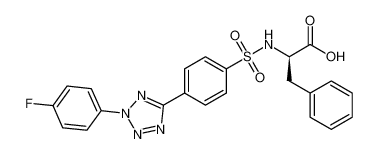 ((4-(2-(4-fluorophenyl)-2H-tetrazol-5-yl)phenyl)sulfonyl)-D-phenylalanine CAS:193810-05-8 manufacturer & supplier