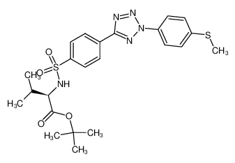 (R)-3-Methyl-2-{4-[2-(4-methylsulfanyl-phenyl)-2H-tetrazol-5-yl]-benzenesulfonylamino}-butyric acid tert-butyl ester CAS:193810-45-6 manufacturer & supplier