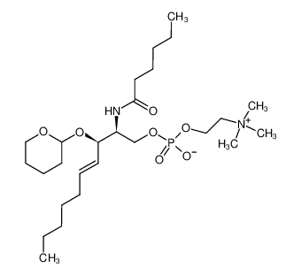 (2S,3R,E)-2-hexanamido-3-((tetrahydro-2H-pyran-2-yl)oxy)dec-4-en-1-yl (2-(trimethylammonio)ethyl) phosphate CAS:193810-51-4 manufacturer & supplier