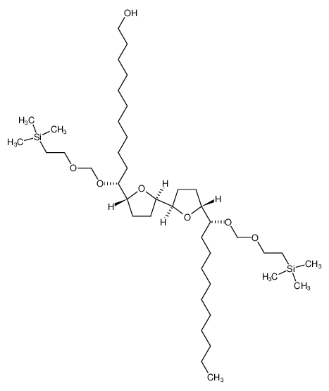 (R)-11-((2-(trimethylsilyl)ethoxy)methoxy)-11-((2R,2'R,5R,5'R)-5'-((R)-1-((2-(trimethylsilyl)ethoxy)methoxy)undecyl)octahydro-[2,2'-bifuran]-5-yl)undecan-1-ol CAS:193811-98-2 manufacturer & supplier