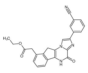 ethyl 2-(3-cyanophenyl)-4-oxo-4,5-dihydro-10H-imidazo[1,2-a]indeno[1,2-e]pyrazine-9-acetate CAS:193814-09-4 manufacturer & supplier