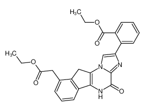 ethyl 2-(2-carbethoxyphenyl)-4-oxo-4,5-dihydro-10H-imidazo[1,2-a]indeno[1,2-e]pyrazine-9-acetate CAS:193814-12-9 manufacturer & supplier