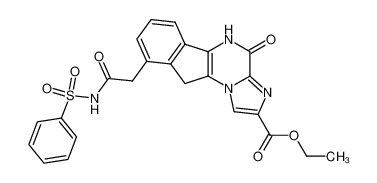 9-(2-Benzenesulfonylamino-2-oxo-ethyl)-4-oxo-5,10-dihydro-4H-imidazo[1,2-a]indeno[1,2-e]pyrazine-2-carboxylic acid ethyl ester CAS:193814-14-1 manufacturer & supplier