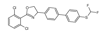 2-(2,6-dichlorophenyl)-4-(4'-((difluoromethyl)thio)-[1,1'-biphenyl]-4-yl)-4,5-dihydrooxazole CAS:193814-66-3 manufacturer & supplier