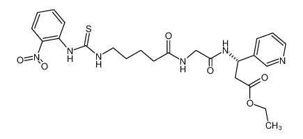 3-(2-{5-[3-(2-Nitrophenyl)-thioureido]-pentanoylamino}-acetyl-amino)-3(S)-pyridin-3-yl-propionic acid ethyl ester CAS:193818-48-3 manufacturer & supplier