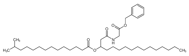 Tetradecanoic acid, 13-methyl-,1-[2-oxo-2-[[2-oxo-2-(phenylmethoxy)ethyl]amino]ethyl]tetradecyl ester CAS:193825-88-6 manufacturer & supplier