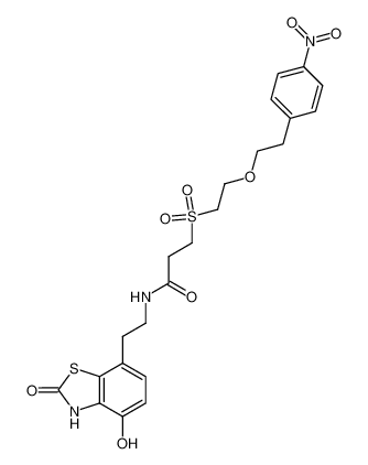 N-[2-[4-Hydroxy-2-oxo-3H-1,3-benzothiazol-7-yl]ethyl]-3-[2-[2-[4-nitrophenyl]ethoxy]ethylsulphonyl]propanamide CAS:193828-52-3 manufacturer & supplier