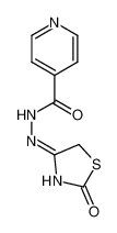 isonicotinic acid (2-oxo-thiazolidin-4-ylidene)-hydrazide CAS:19387-69-0 manufacturer & supplier