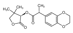 2(R)-2-(2,3-dihydro-1,4-benzodioxin-6-yl)propanoic acid (R)-pantolactone ester CAS:193885-40-4 manufacturer & supplier