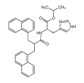 isopropyl (3-(naphthalen-1-yl)-2-(naphthalen-1-ylmethyl)propanoyl)-L-histidinate CAS:193891-43-9 manufacturer & supplier