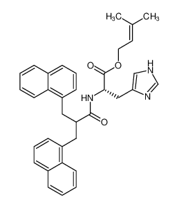 3-methylbut-2-en-1-yl (3-(naphthalen-1-yl)-2-(naphthalen-1-ylmethyl)propanoyl)-L-histidinate CAS:193892-00-1 manufacturer & supplier