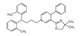 2-(1-(4,4-di-o-tolylbutyl)-4-phenyl-1,4-dihydropyridin-3-yl)-4,4-dimethyl-4,5-dihydrooxazole CAS:193898-07-6 manufacturer & supplier