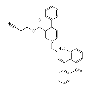 1-(4,4-Di-o-tolyl-but-3-enyl)-4-phenyl-1,4-dihydro-pyridine-3-carboxylic acid 2-cyano-ethyl ester CAS:193898-16-7 manufacturer & supplier