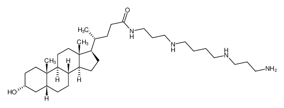 (R)-N-(3-((4-((3-aminopropyl)amino)butyl)amino)propyl)-4-((3R,5R,8R,9S,10S,13R,14S,17R)-3-hydroxy-10,13-dimethylhexadecahydro-1H-cyclopenta[a]phenanthren-17-yl)pentanamide CAS:193901-99-4 manufacturer & supplier