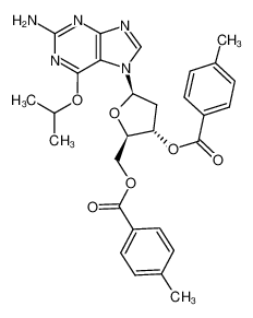 7-[2-deoxy-3,5-di-O-(4-toluoyl)-β-D-erythro-pentofuranosyl]-6-isopropoxy-7H-purin-2-amine CAS:193905-31-6 manufacturer & supplier