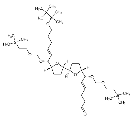 (E)-(R)-6-{(2R,5R,2'R,5'R)-5'-[(E)-(R)-6-(tert-Butyl-dimethyl-silanyloxy)-1-(2-trimethylsilanyl-ethoxymethoxy)-hex-2-enyl]-octahydro-[2,2']bifuranyl-5-yl}-6-(2-trimethylsilanyl-ethoxymethoxy)-hex-4-enal CAS:193948-67-3 manufacturer & supplie