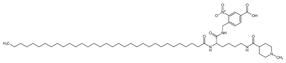 (S)-4-((6-(1-methylpiperidine-4-carboxamido)-2-tritriacontanamidohexanamido)methyl)-3-nitrobenzoic acid CAS:193948-85-5 manufacturer & supplier