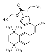 diethyl (Z)-(5-(1-(5,5,8,8-tetramethyl-5,6,7,8-tetrahydronaphthalen-2-yl)prop-1-en-2-yl)thiophen-2-yl)phosphonate CAS:193954-83-5 manufacturer & supplier