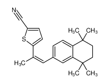 (Z)-5-(1-(5,5,8,8-tetramethyl-5,6,7,8-tetrahydronaphthalen-2-yl)prop-1-en-2-yl)thiophene-2-carbonitrile CAS:193954-85-7 manufacturer & supplier