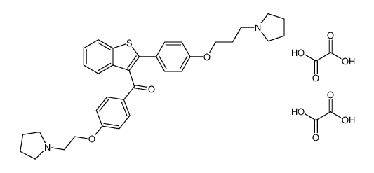 (4-(2-(pyrrolidin-1-yl)ethoxy)phenyl)(2-(4-(3-(pyrrolidin-1-yl)propoxy)phenyl)benzo[b]thiophen-3-yl)methanone dioxalate CAS:193960-82-6 manufacturer & supplier