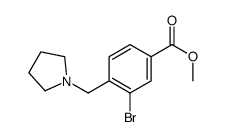 methyl 3-bromo-4-(pyrrolidin-1-ylmethyl)benzoate CAS:193964-66-8 manufacturer & supplier