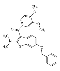 6-Benzyloxy-2-(dimethylamino)benzo[b]thiophen-3-yl 3,4-Dimethoxyphenyl Ketone CAS:193965-56-9 manufacturer & supplier