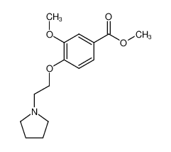 methyl 3-Methoxy-4-[2-(1-pyrrolidinyl)ethoxy]-benzoate CAS:193965-93-4 manufacturer & supplier