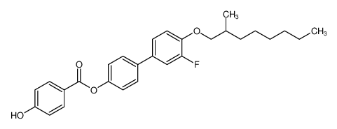 Benzoic acid, 4-hydroxy-,3'-fluoro-4'-[(2-methyloctyl)oxy][1,1'-biphenyl]-4-yl ester CAS:193977-69-4 manufacturer & supplier