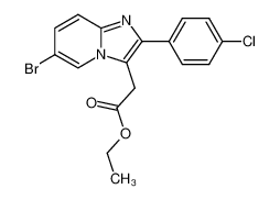 ethyl 2-(6-bromo-2-(4-chlorophenyl)imidazo[1,2-a]pyridin-3-yl)acetate CAS:193979-49-6 manufacturer & supplier