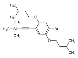 2-[4-bromo-2,5-bis(3-methylbutoxy)phenyl]ethynyl-trimethylsilane CAS:194015-14-0 manufacturer & supplier