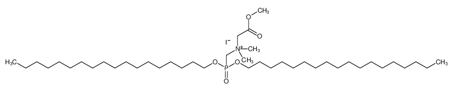 Ethanaminium,N-[[bis(octadecyloxy)phosphinyl]methyl]-2-methoxy-N,N-dimethyl-2-oxo-, iodide CAS:194025-17-7 manufacturer & supplier