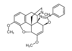 (3aS,5aR,10bR,14R,14aS)-5,7-dimethoxy-13-methyl-2-phenyl-3a,5a,11,12,13,14-hexahydro-10,14-methanobenzofuro[3,2-e]oxazolo[5,4-i]isoquinoline CAS:194029-12-4 manufacturer & supplier