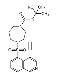 tert-butyl 4-((4-ethynylisoquinolin-5-yl)sulfonyl)-1,4-diazepane-1-carboxylate CAS:194032-25-2 manufacturer & supplier