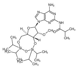 2,6-diamino-N2-isobutyryl-9-[3',5'-O-(tetraisopropyldisiloxane-1,3-diyl)-2'-O-methyl-β-D-ribofuranosyl]purine CAS:194034-63-4 manufacturer & supplier