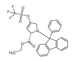 ethyl (S)-1-(9-phenyl-9H-fluoren-9-yl)-4-(((trifluoromethyl)sulfonyl)oxy)-2,5-dihydro-1H-pyrrole-2-carboxylate CAS:194034-96-3 manufacturer & supplier