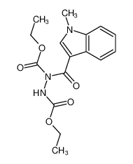 diethyl 1-(1-methyl-1H-indole-3-carbonyl)hydrazine-1,2-dicarboxylate CAS:194038-91-0 manufacturer & supplier